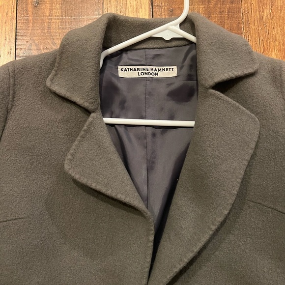 katharine hamnett london wool coat - Picture 2 of 4